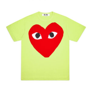 CDG Play Red Heart Screenprint T-shirt Spring Series