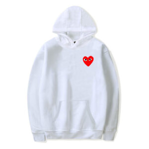 Cdg Dg Small Heart Pullover Hoodie