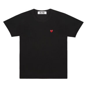 CDG Play Basic Small Emblem T-shirt (Black)