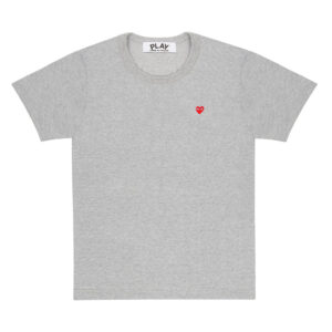 CDG Play Basic Small Emblem T-shirt (Grey)