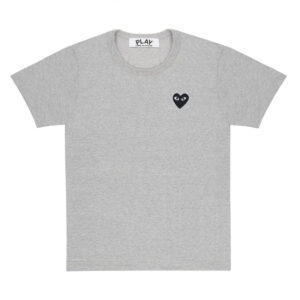 CDG Play Basic T-shirt Black Emblem