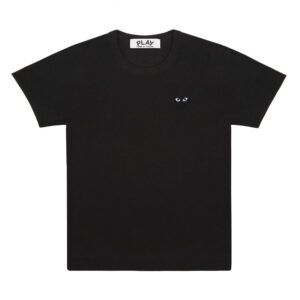 CDG Play Basic T-shirt Black Emblem (Black)