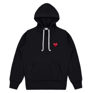 CDG Play Pullover Hoodie (Black)